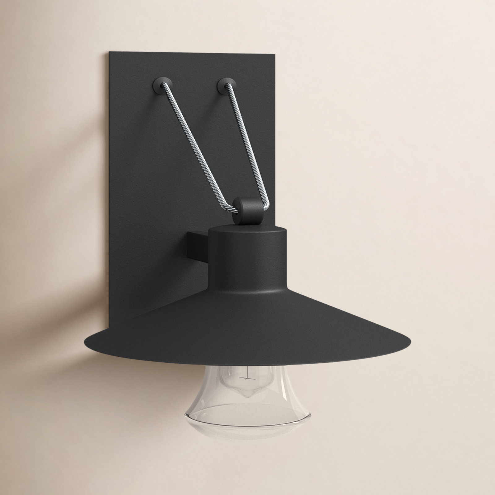 Saheli Single Light Bell Outdoor LED Wall Light, 17" H x 14" W x 16" D