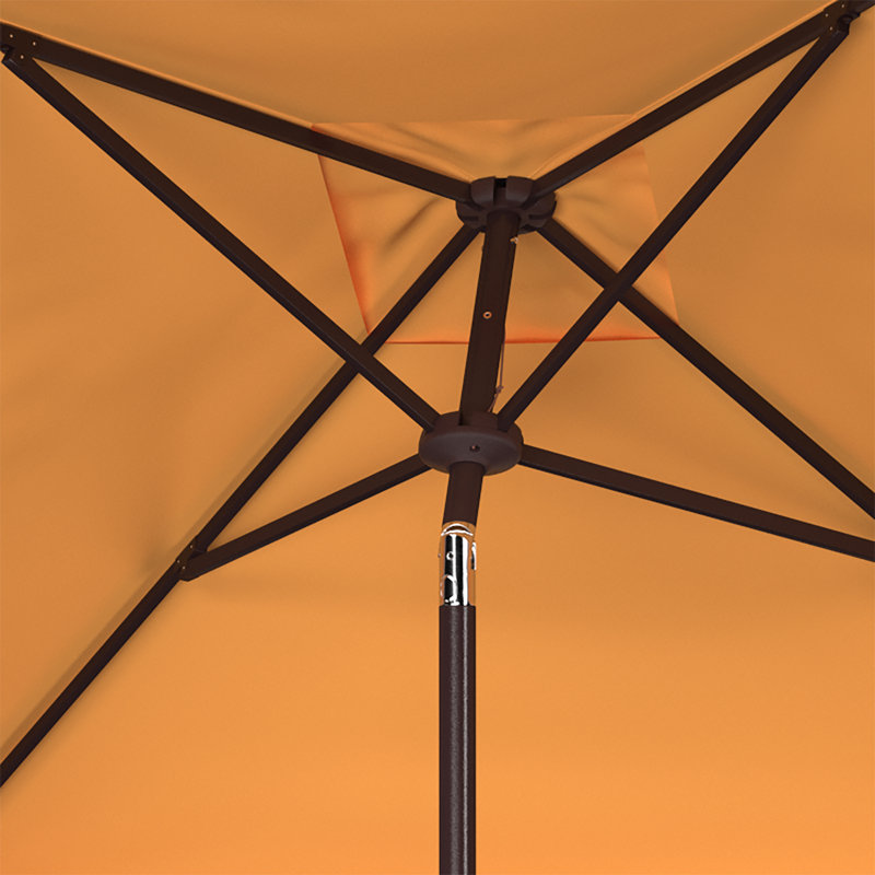 Parasol de marché carré 7,5 pi Keesee, Jaune