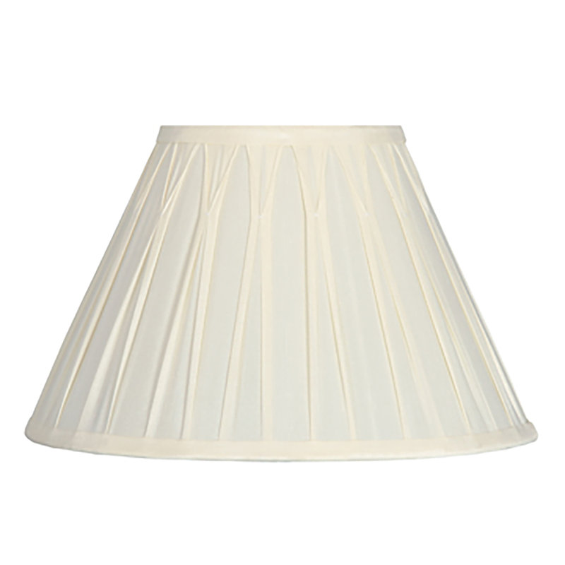 Ervin Empire Lamp Shade, Cream, 17.5"H x 25"W x 25"D