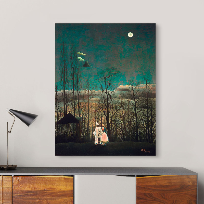 Carnival Evening by Henri Rousseau - Wrapped Canvas Painting, 80cm H x 60cm W x 4cm D