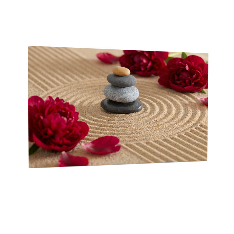 Motif zen de pierres Fashion Garden, H 16 po x l 24 po