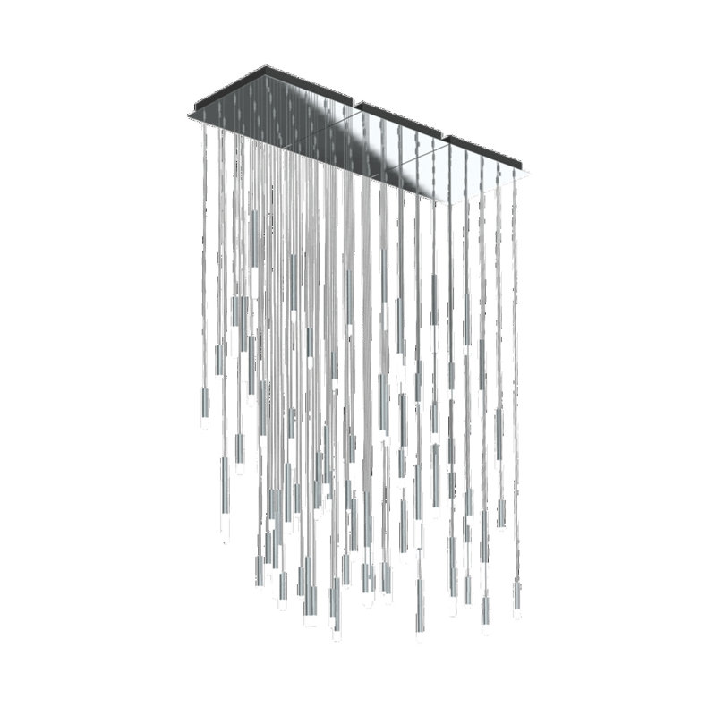 Steelos 72" Modular System - 75-light, Polished Chrome