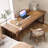 Modern rectangular simple solid wood desk-76636667