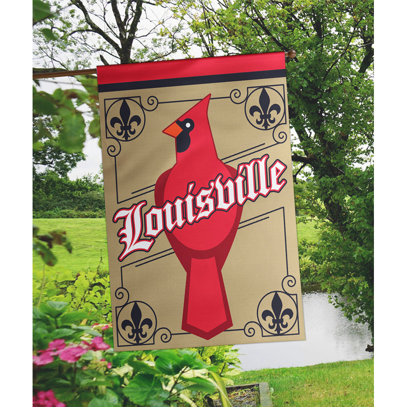 Flag Louisville Cardinal Polyester 29x42
