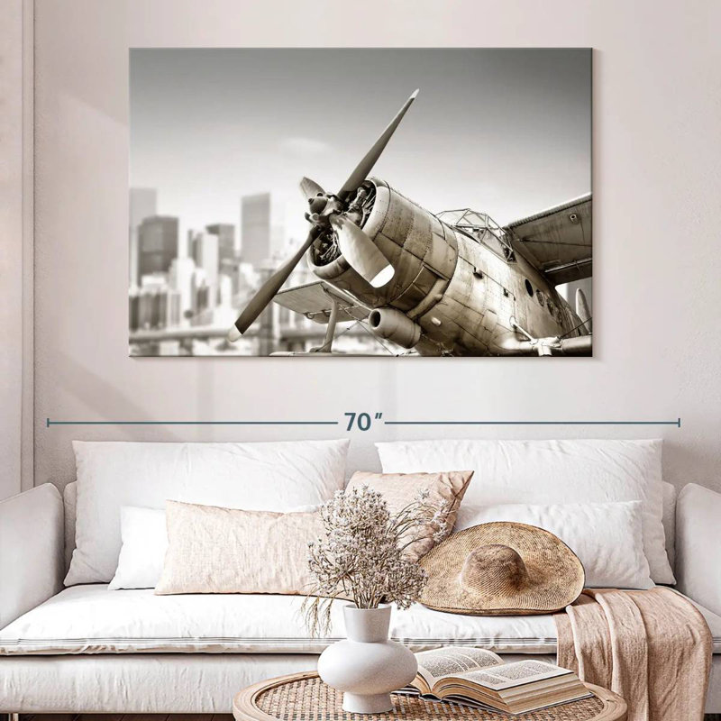 Mehar Rustic Airplane, 34" H x 51" W