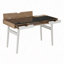 Bureau d'ordinateur compact avec rangement multiple