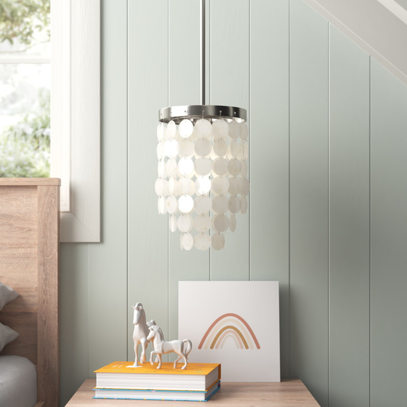 Stratton 1 - Light Polished Nickel Single Pendant