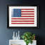 «Old Glory», reproduction encadrée de qualité supérieure - prête à être accrochée-156574331-156574328