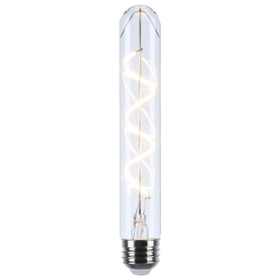 6 Watt LED Deena Flex Gray Coil Filament T9 Medium Base 2700K CCT Clear 120 Volt