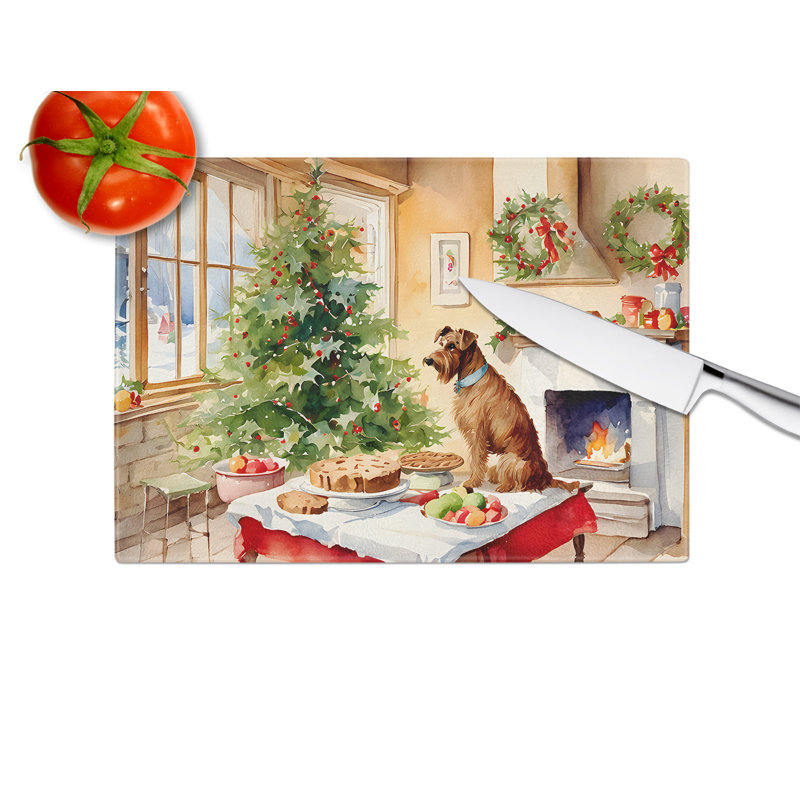 Planche à découper en verre Irish Christmas