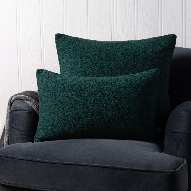 Malham Green Cushion, 50cm x 30cm, Rectangular