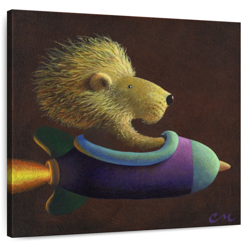 Ashet Rocket Lion, H 16 po x l 16 po