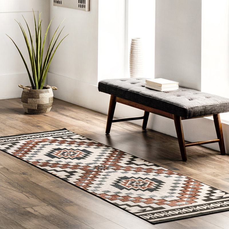 Southwestern Area Rug, Runner 76 x 305cm