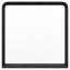 Noir Zayric X P 40 po Miroir rectangulaire moderne H
