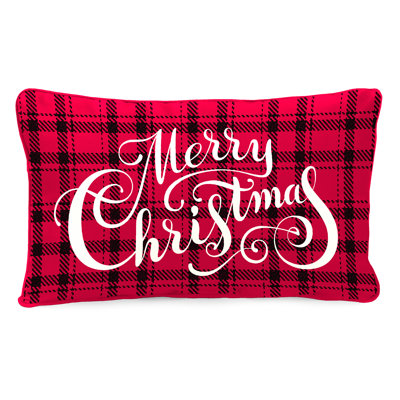 16" x 12" Outdoor Lumbar Throw Pillow with Welt