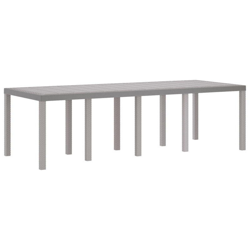 Metal Base Dining Table