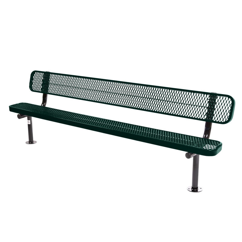 Banc, veiné or texturé, extensible, 2,44 m, avec dossier, surface, Surface arrière de 8 pi avec extension