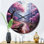 Horloge murale Rhododendron Field Pointillism Dot II - Floral