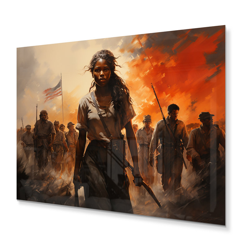 Liberté afro-américaine - Art mural métal afro-américain, H 12 po x l 20 po x P 1 po