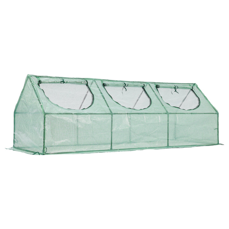 Aoodor 3-in-1 Mini Greenhouse Kit, 3' H x 8.9' W x 3' D