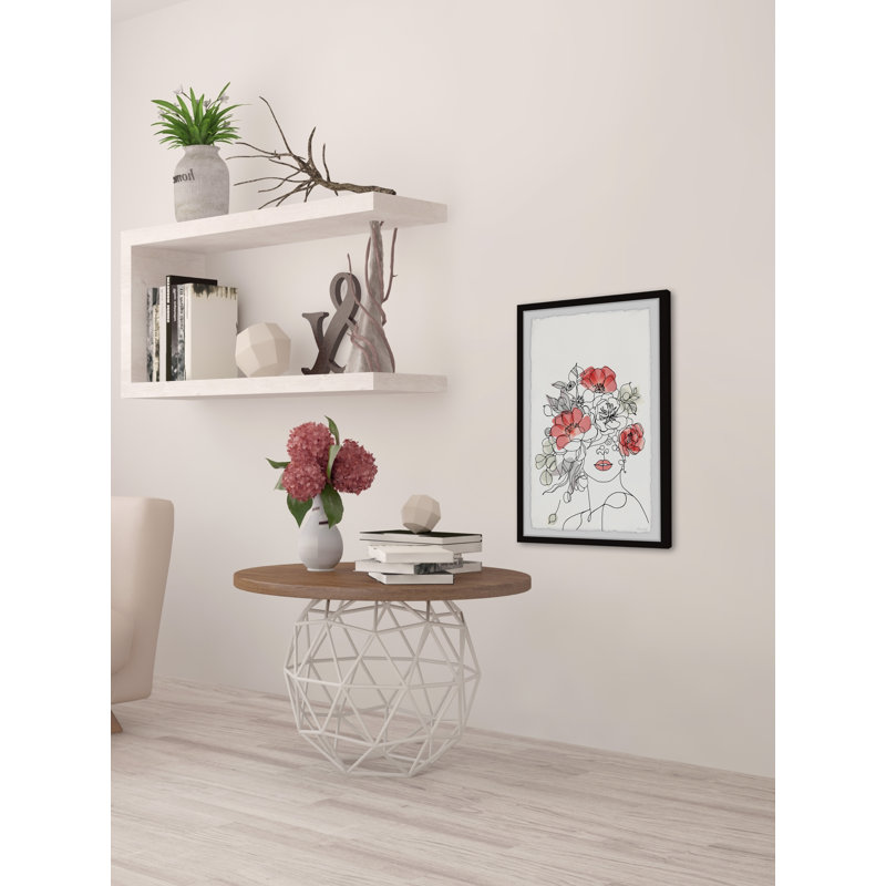 Perfect Red Lip - Single Picture Frame Print, 91cm H x 61cm W