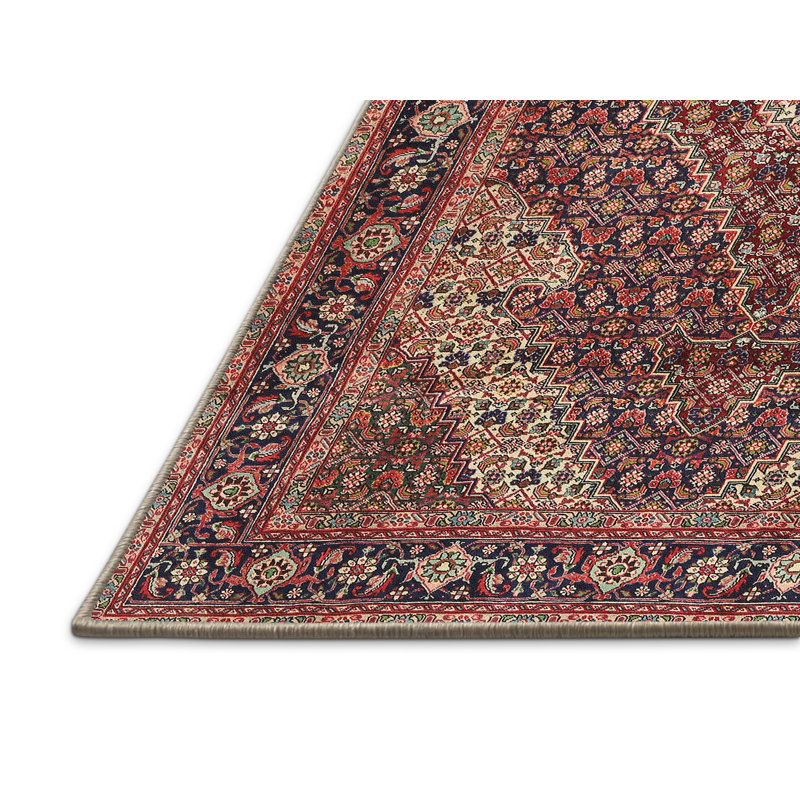 Tapis brun à motif oriental, Rectangle 7 pi x 9 pi
