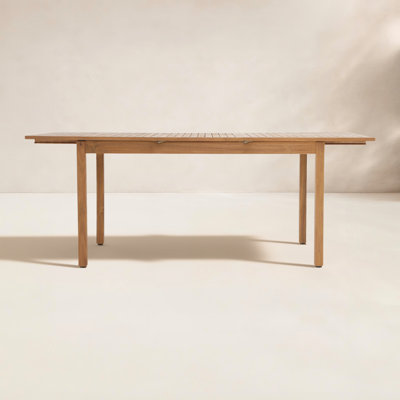 Bennett Rectangular Extendable 59.1'' L x 35.4'' W Outdoor Dining Table