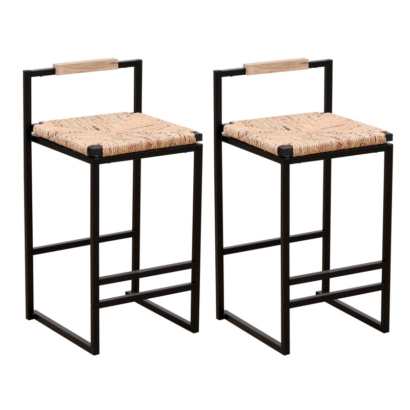 Hanar 25.94'' H Upholstered Metal Side Chair, 2.