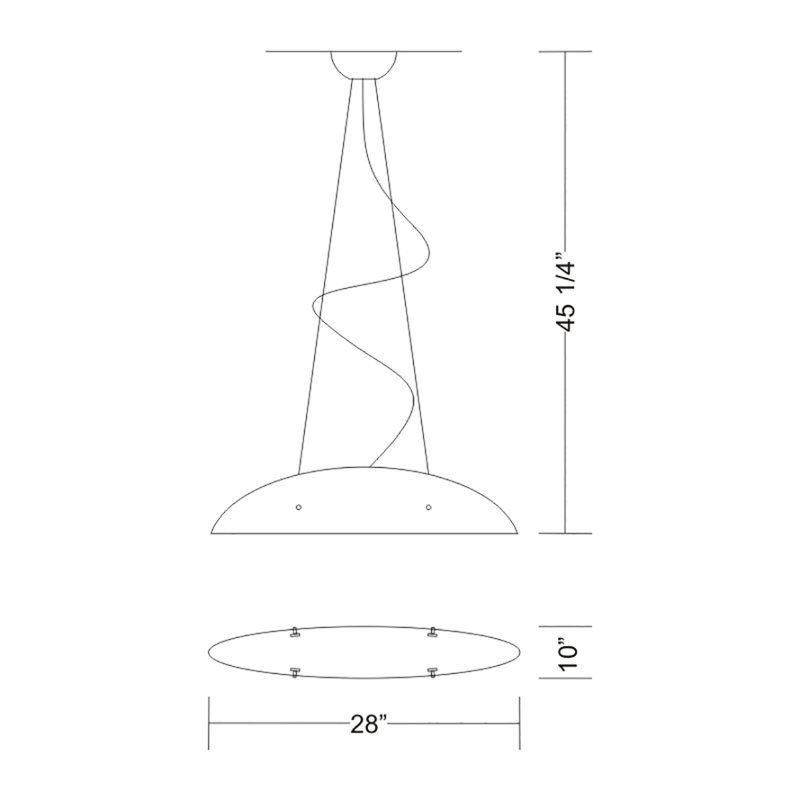 Napoleona 1 - Light Single Geometric Pendant