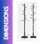 Freestanding 8 - Hook Coat Rack-101575878