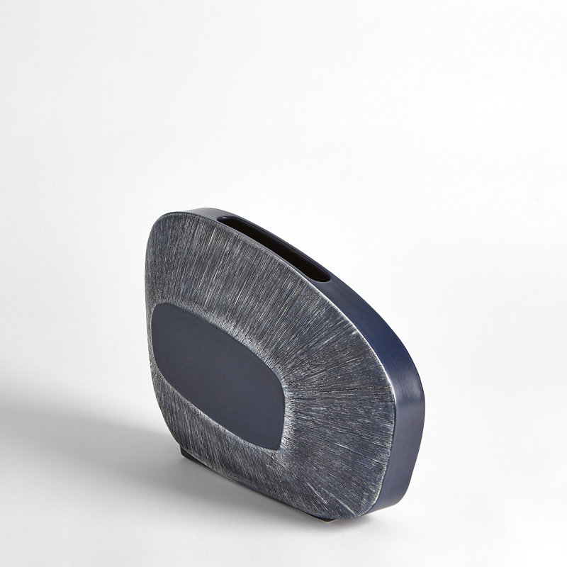 Handmade Ceramic Table Vase, Blue
