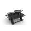Foyer extérieur à bois Cascade Cauldron avec 2 grilles de cuisson pivotantes
