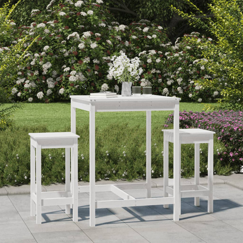 Lutece 82.5cm Bar Set, White