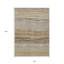 Tapis intérieur lavable rayé brun taupe 10 pi x 14 pi