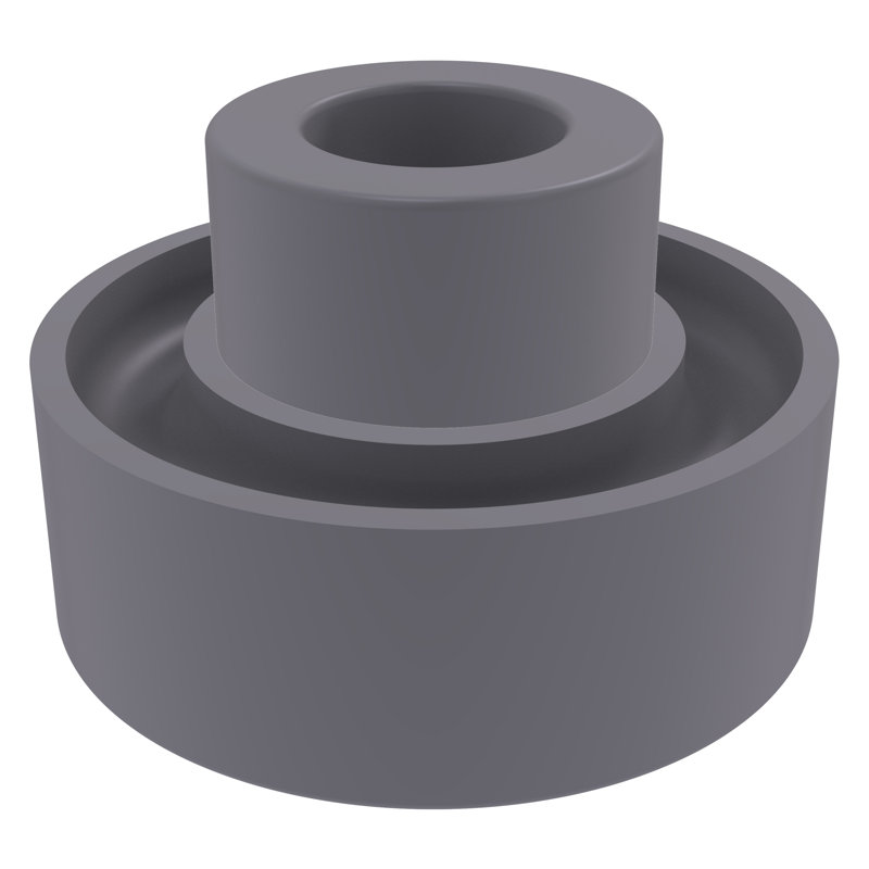 Photophore en laiton 1,75 po, Gris mat