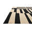 Tapis noir et blanc 5 x 8