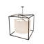 Luminaire suspendu carré 6 lumières Kitzi Cilindro