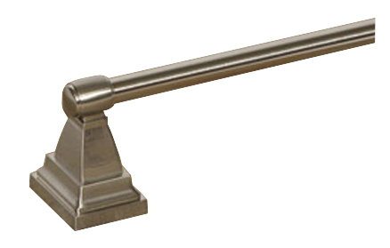 Stratton Bath Single 32" Wall Mounted  Towel Bar, Brushed Satin Nickel