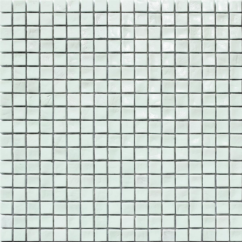Aquamarine 0 5/8" x 5/8" Glass Mosaic