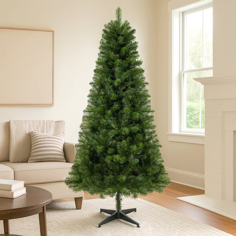 Arbre de Noël artificiel à charnières, 6'