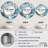 Silver Blue Dancing Colors - Abstract Marble Round Mirror Wall Decor_MTMIR61433-366028566