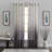 Celestino Polyester / Linen Light-Filtering Ombre Patterned Curtain Panel with Grommet Top -1069269832-1069269833