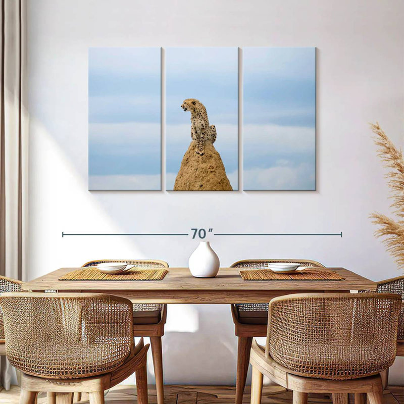 Scouting Wild Cat, 36" H x 57" W