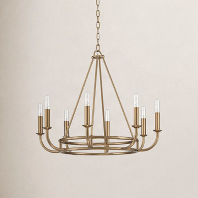 Akir 8 - Light Metal Dimmable Chandelier