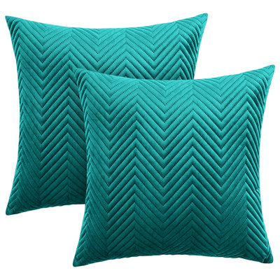 Aspire Homeware Embossed Square Velvet Cushion Cover