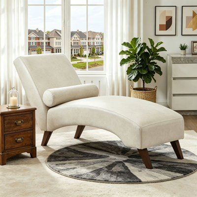Chaise longue moderne rembourrée pour le salon