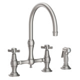 Fairfield Kitchen Bridge Faucet with Side Spray