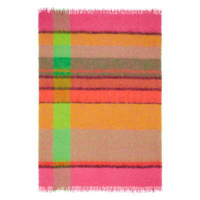 Mikome Fuchsia Mohair Throw