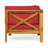 30.3'' Wide Wood Patio Sofa with Cushions-751986651