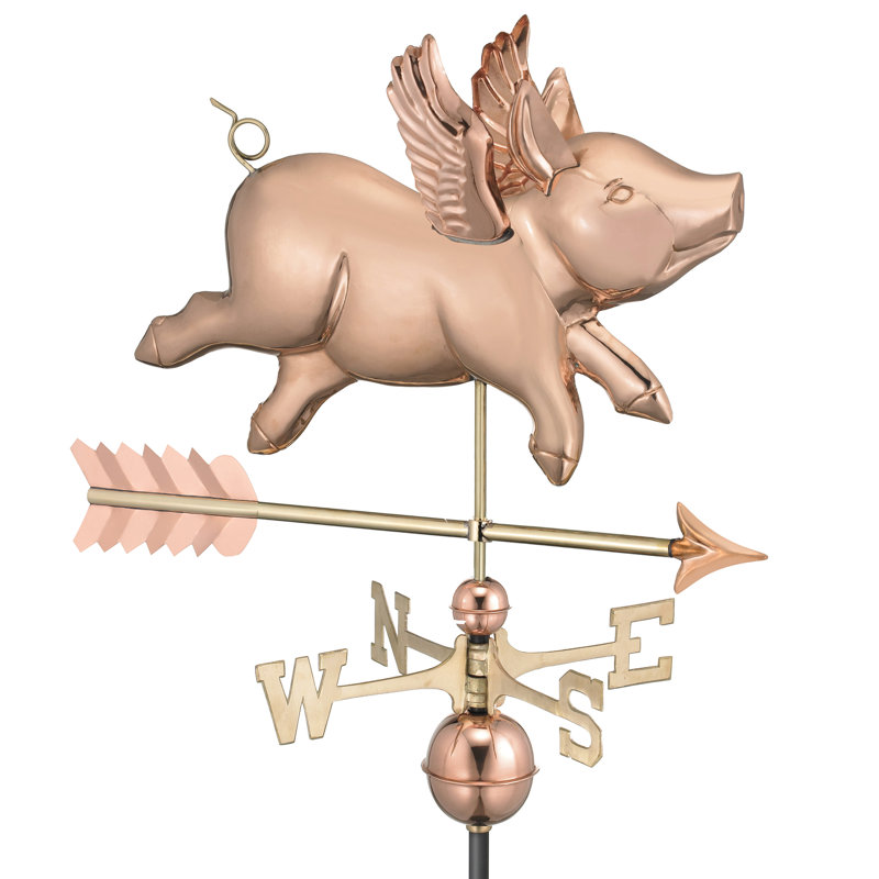 37'' H Metal Animals Weathervane